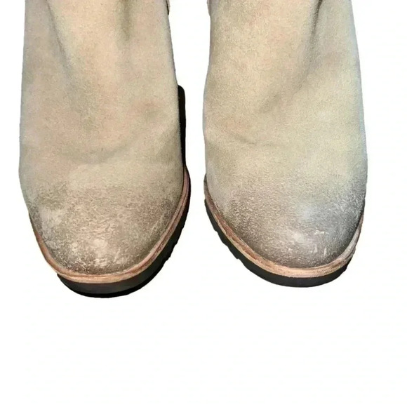 Sorel Women's Light Tan Wedge Boots - Picture 4 of 11